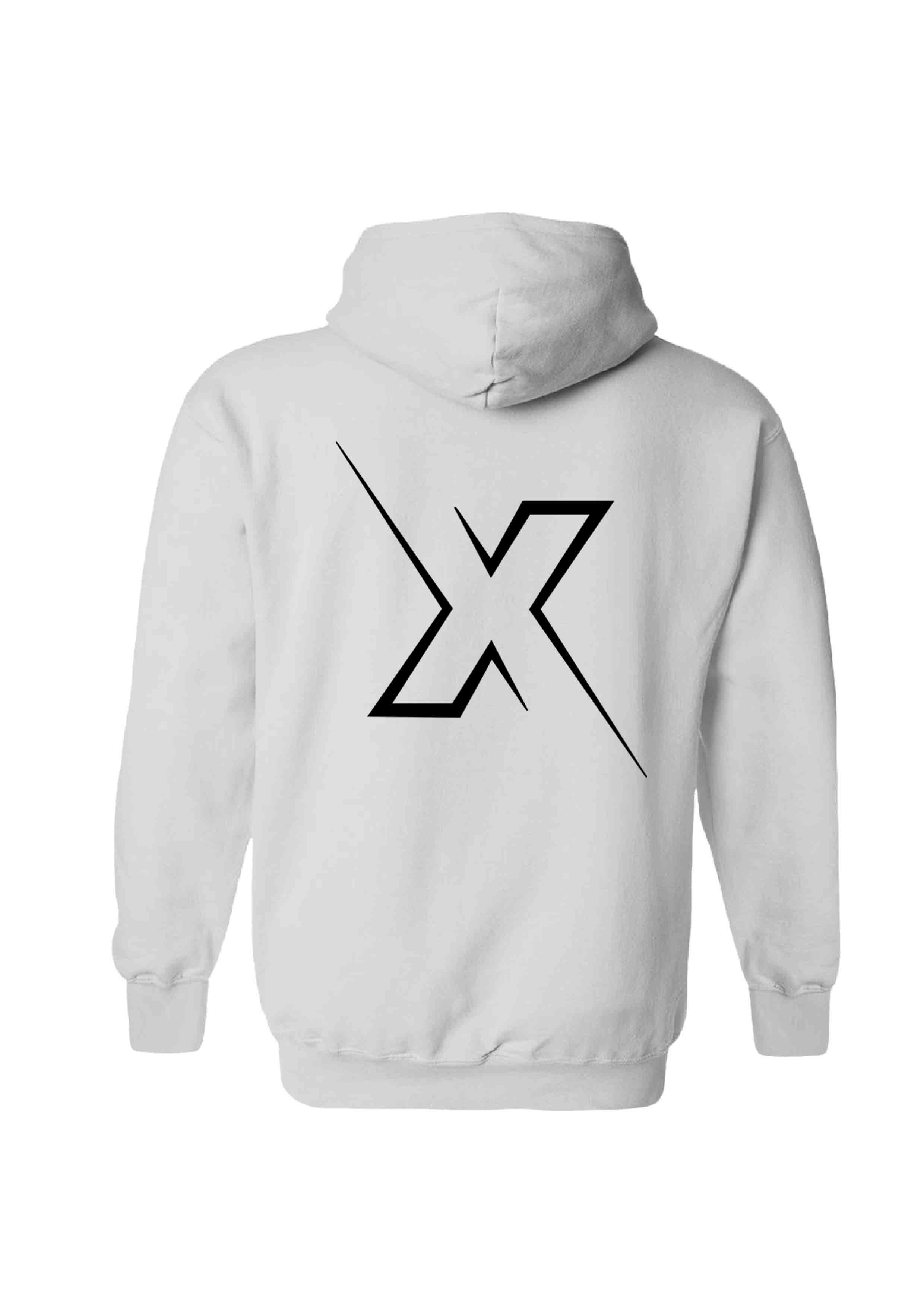 Hoodie with x on it best sale